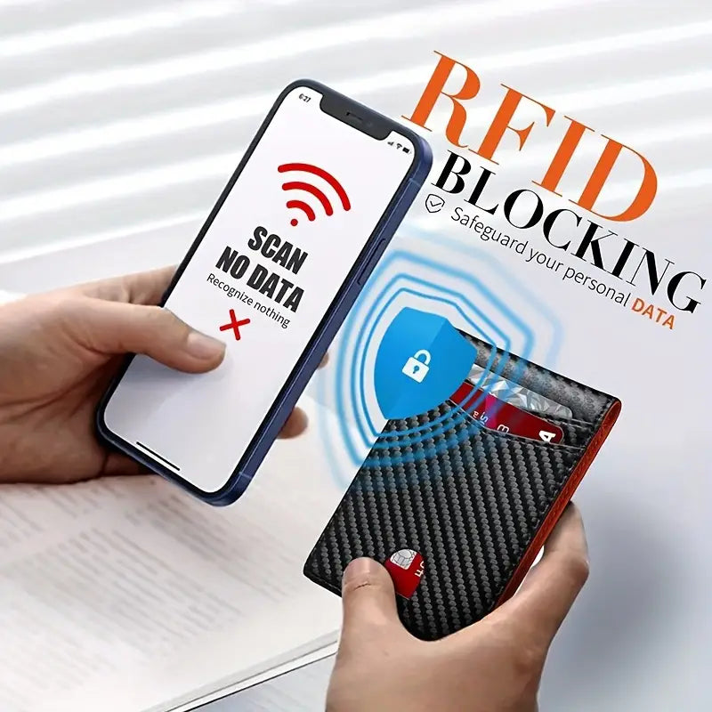 TravelPrime - RFID Blokkerende Slanke Reizen Portemonnee