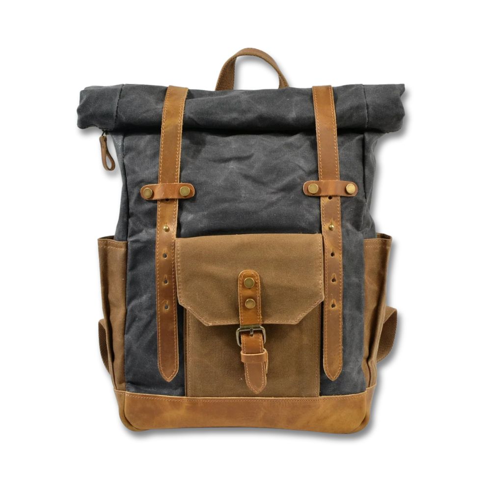 RollFlex - Canvas Reisrugzak met Roll-Top