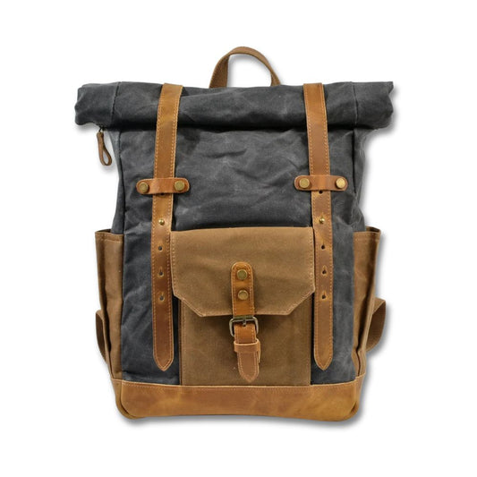RollFlex - Canvas Reisrugzak met Roll-Top