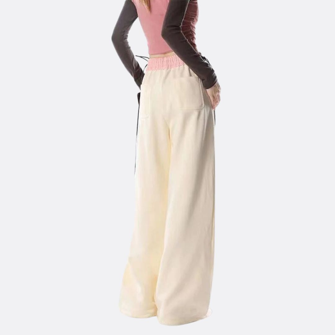 Yunisa - Broek Met Wijde Pijpen