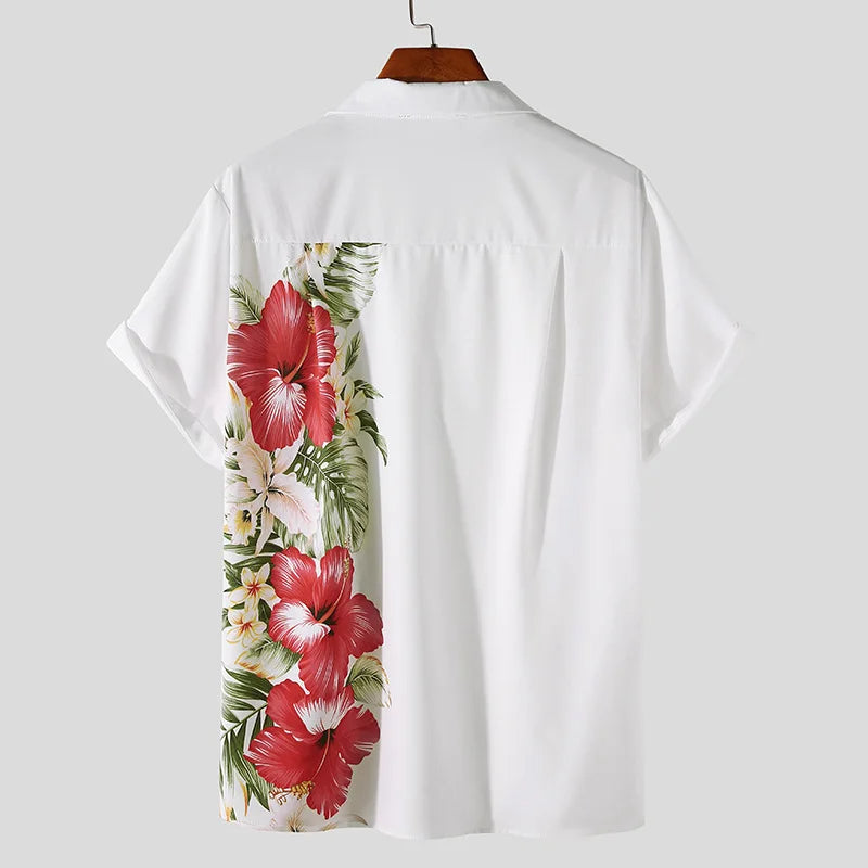 Floral Bloom Heren Bohemian Shirt