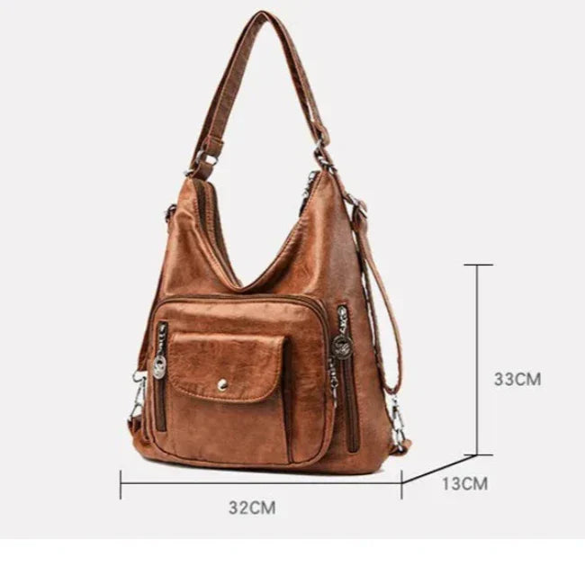 Poppie - Vintage Schouder Hobo Handtas voor Vrouwen
