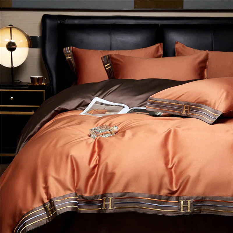 OpulentDroom – Luxe Satijnen Beddengoed Set – Comfort & Elegantie