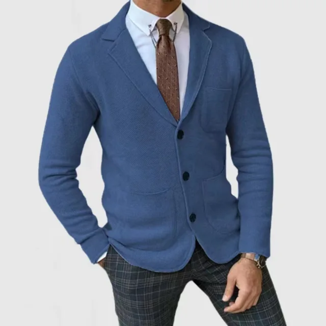 Santiago - herenblazer met lange mouwen