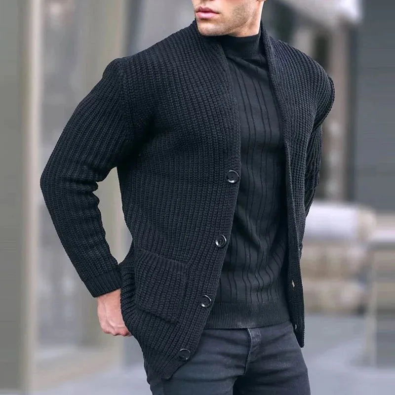 Clifford - Gebreid Vest Voor Heren - Warm & Tijdloos