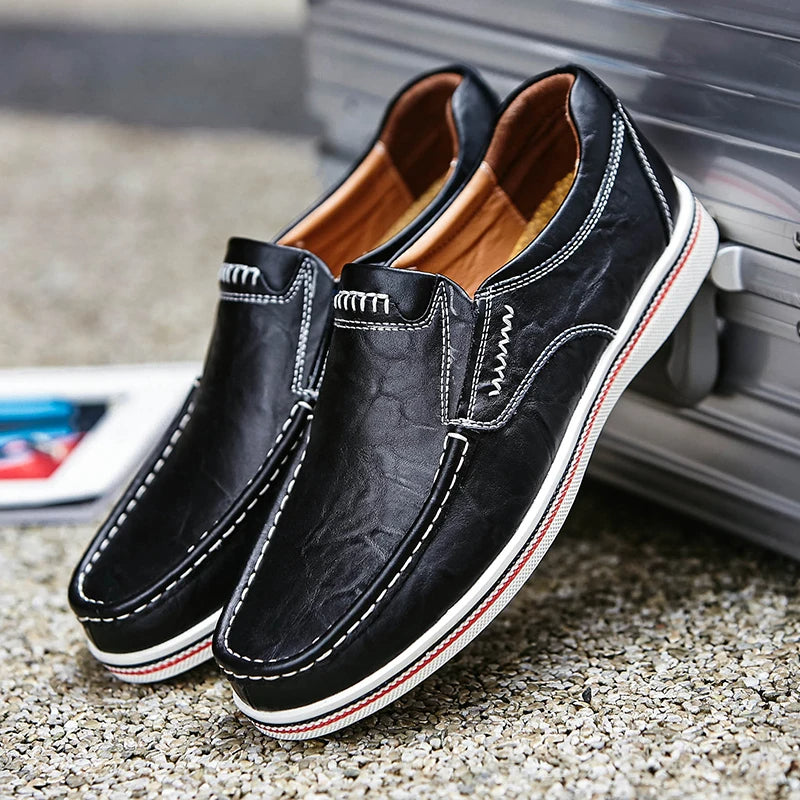 Sherman - Vintage Loafers voor Heren - Casual & Stijlvol