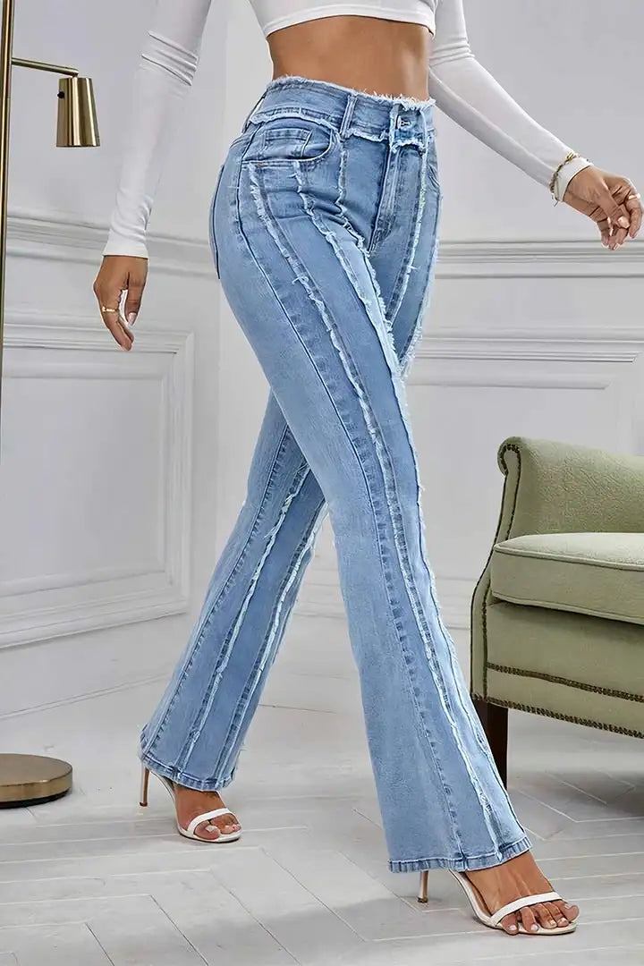 Veronina - Chic Flanellen Jeans voor Vrouwen