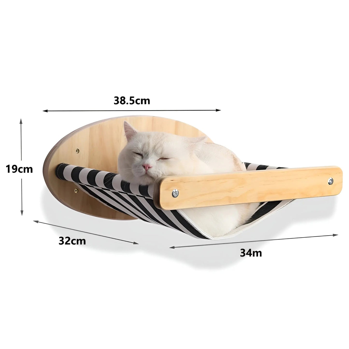 Wandklimplank voor Katten met Krabpaal – ClimbPaws