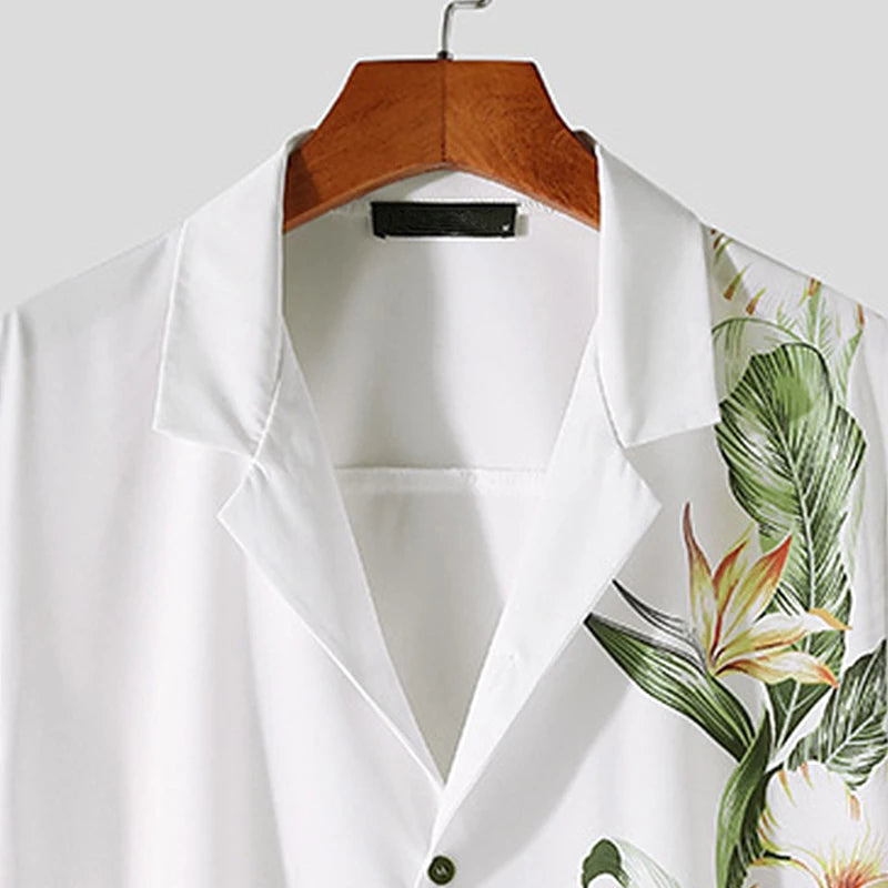 Floral Bloom Heren Bohemian Shirt