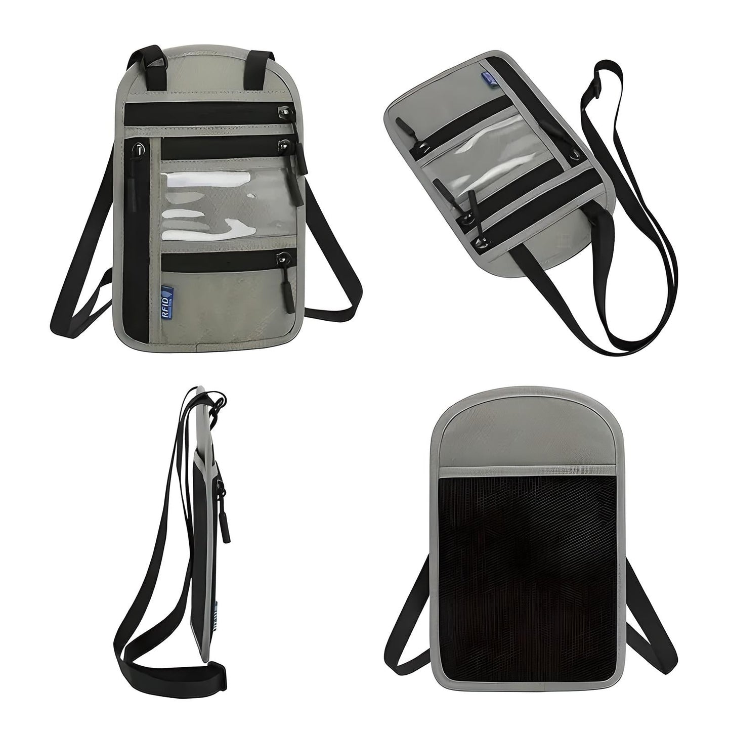 Zwanet - RFID Blokkerende Reizen Nekportemonnee