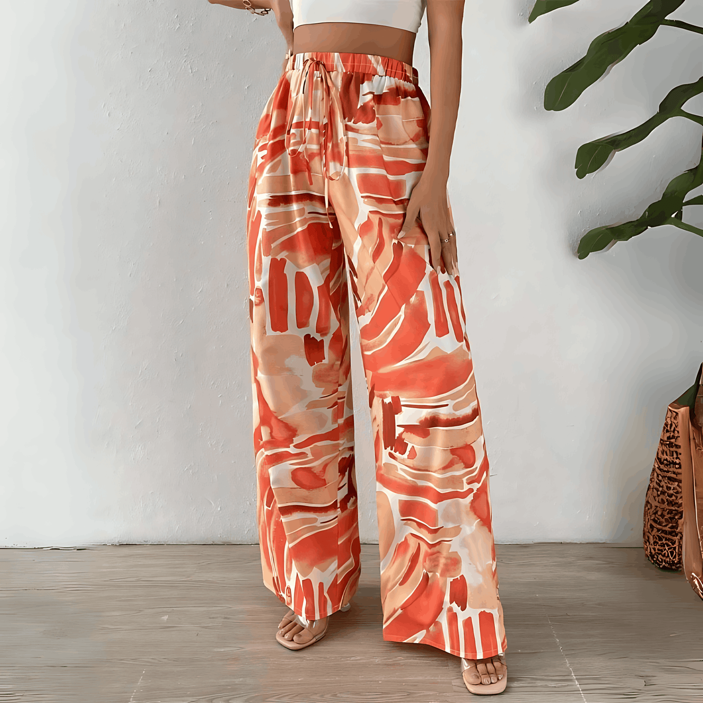 Valeria - Trendy Broek met Print voor Vrouwen