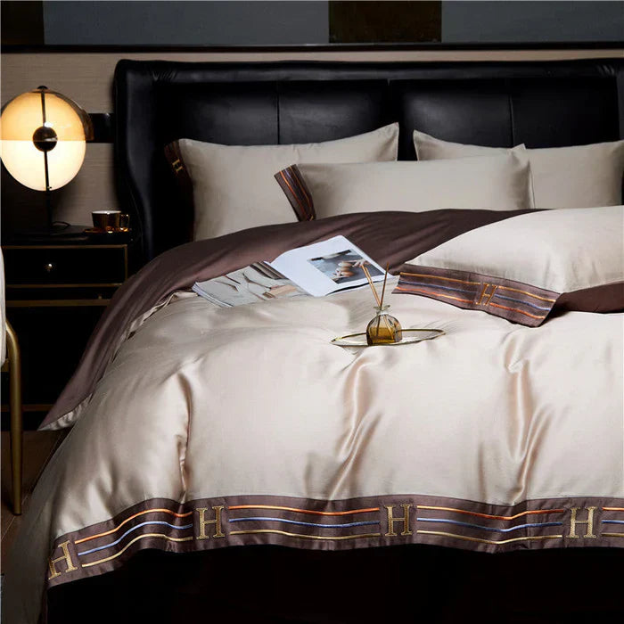 LuxoraSanct – Satijnen Katoenen Beddengoed Set – Comfort & Luxe