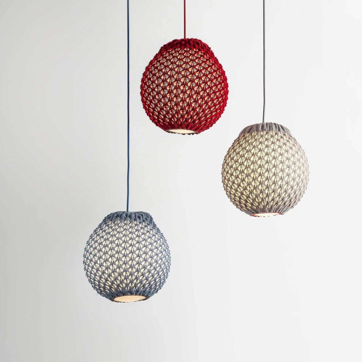 Knitted Falling Pendant