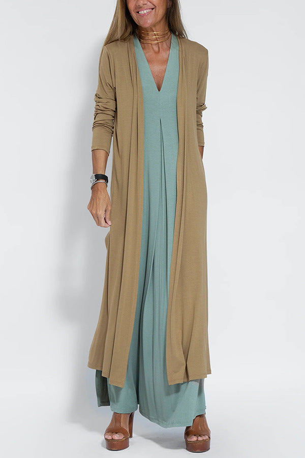 Deena - Vloeiend Vest Jurk voor Vrouwen