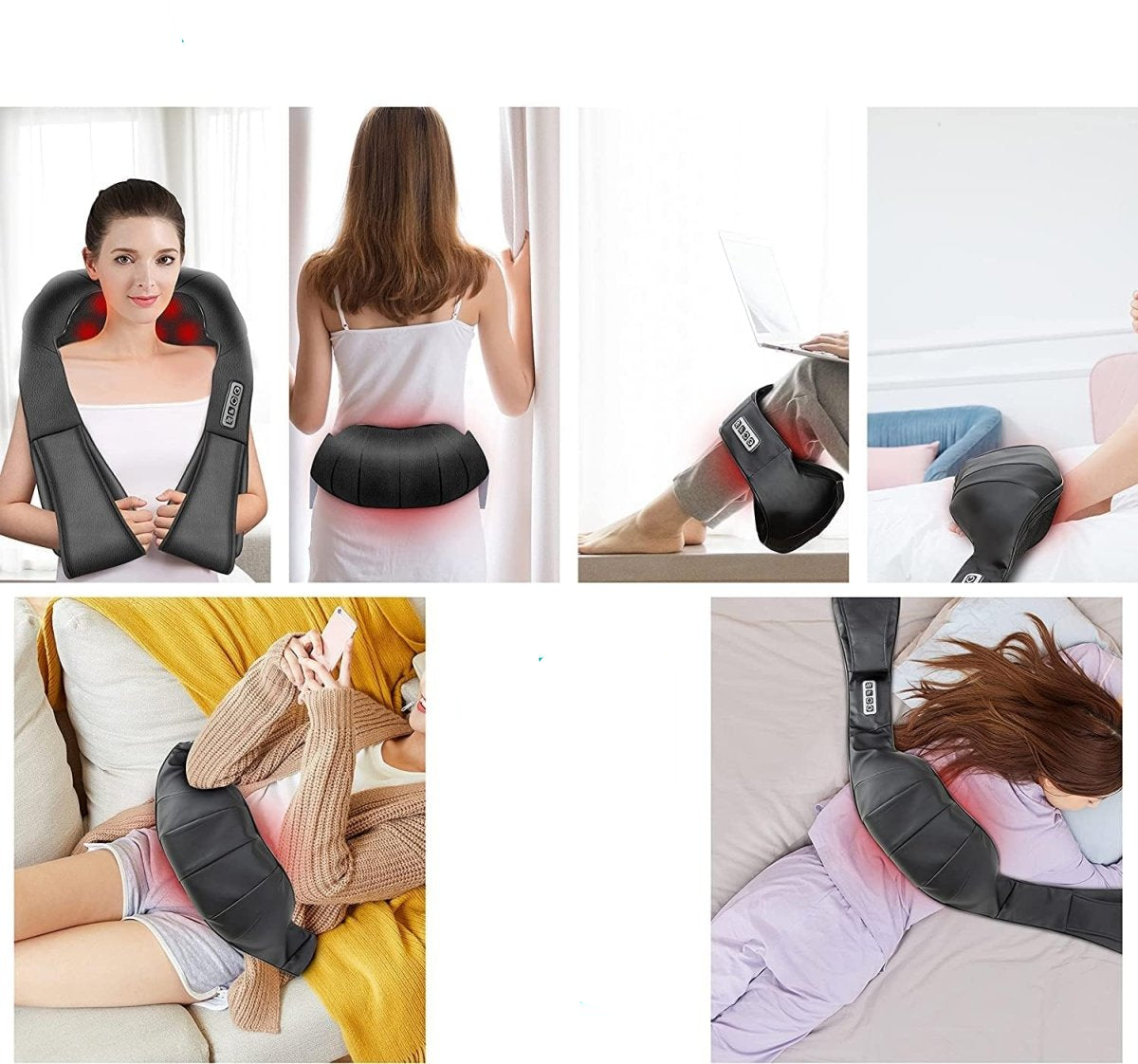 FlowRelief Shiatsu Pro – Diepe ontspanning met verwarmde massage