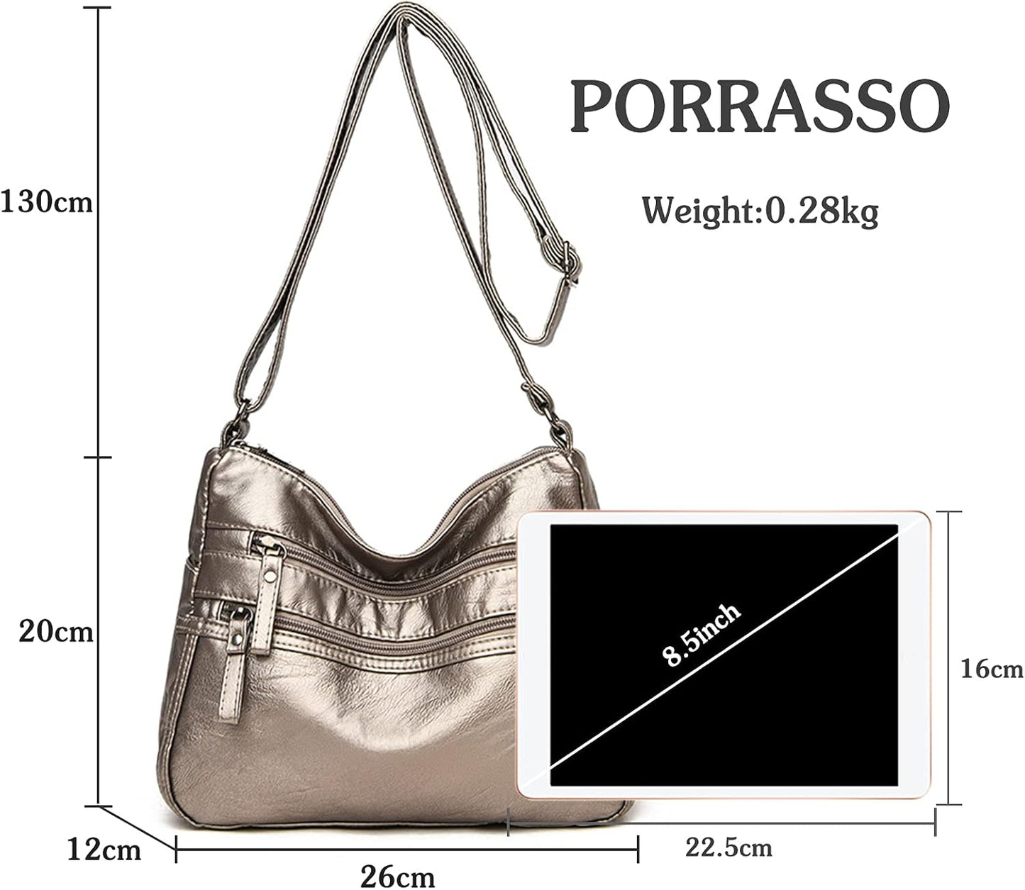 TidyLock - Diefstalbestendige Schouder Organizer Tas