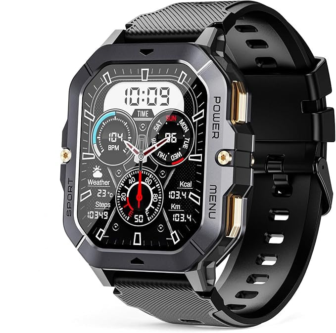 ToughTrack – Militaire Tactische Smartwatch – Kracht & Precisie