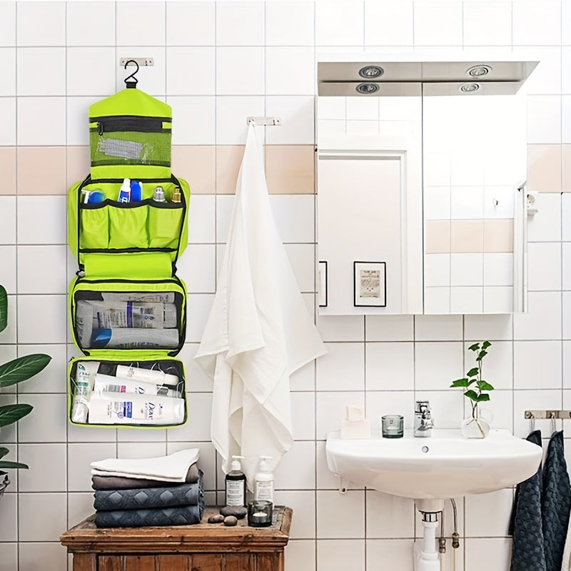 ToiletryTrek - Compacte Ophangbare Toilettas
