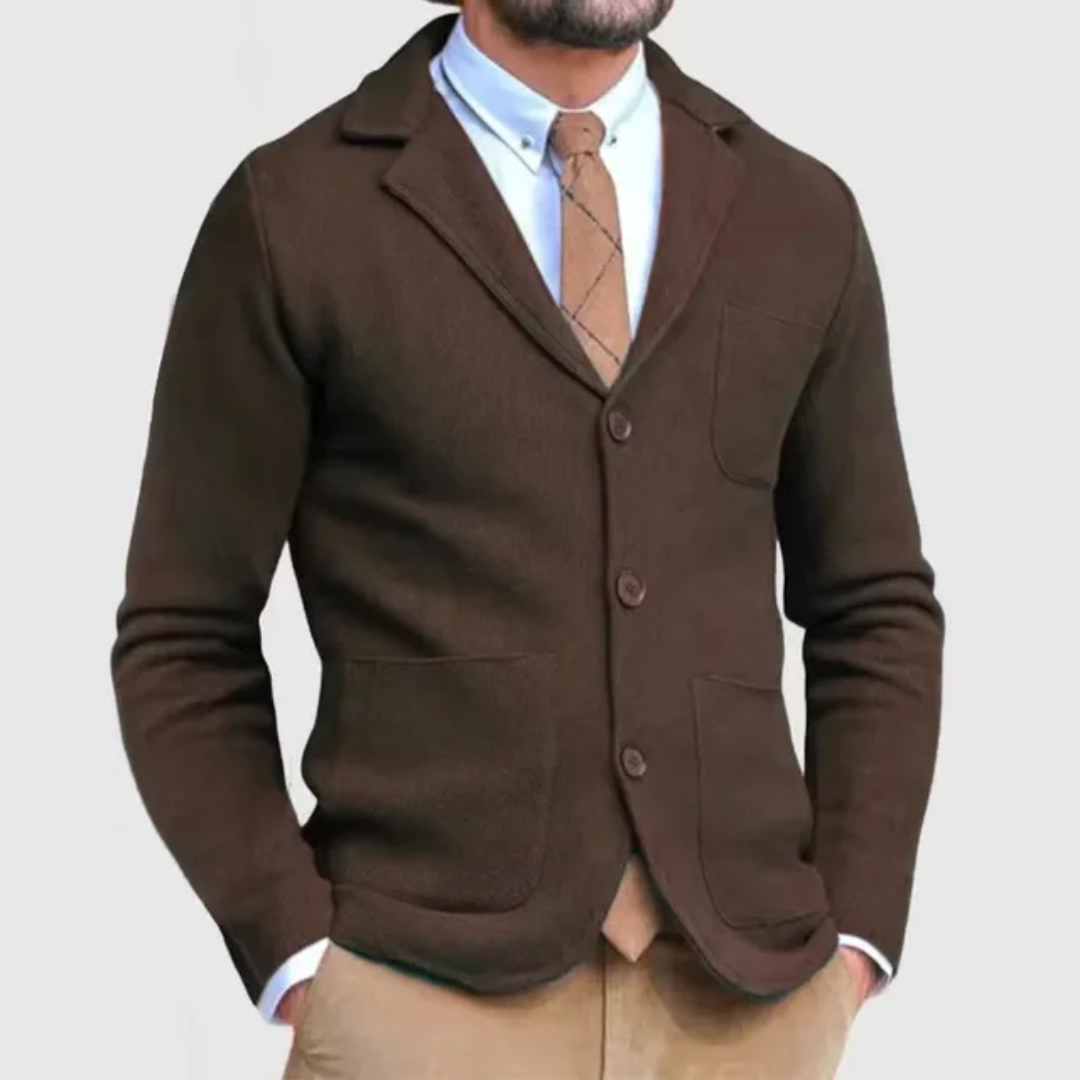 Santiago - herenblazer met lange mouwen