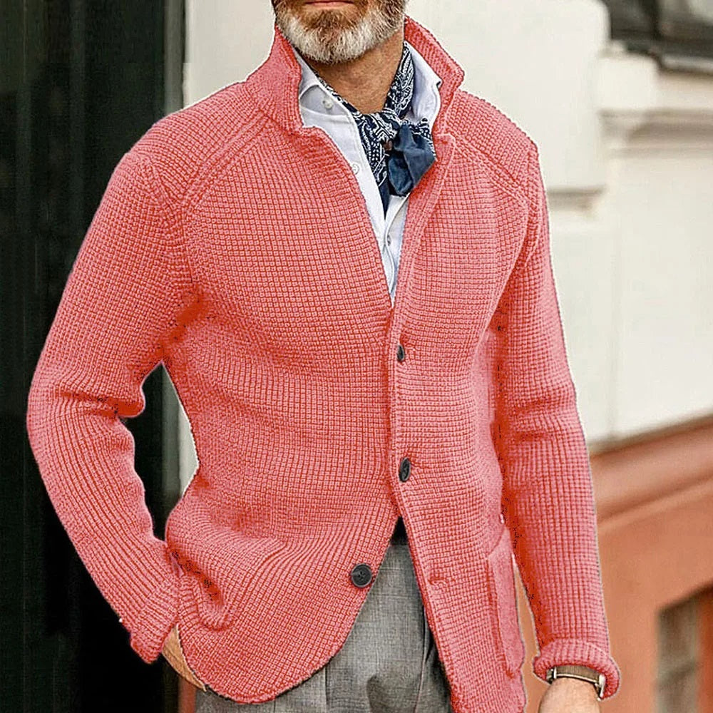 Marc - Gebreid Vest met Knopen voor Heren - Klassiek & Warm