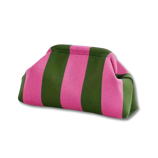 GlamLine - Gestreepte Cosmetische Clutch
