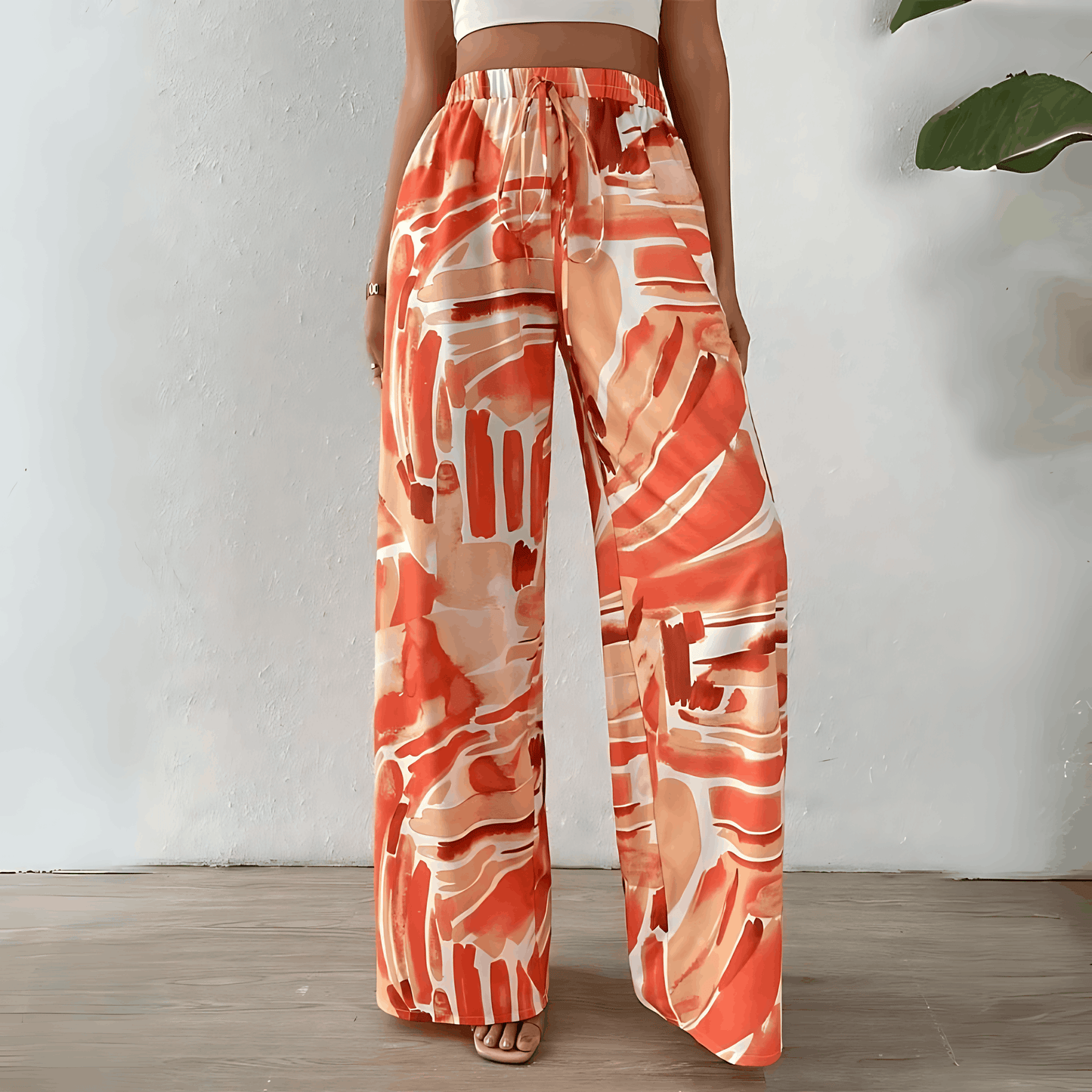 Valeria - Trendy Broek met Print voor Vrouwen