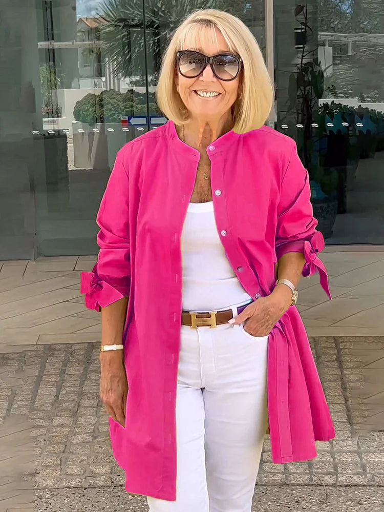 Feynna - Casual Mouwtop voor Vrouwen