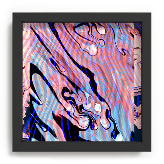 83 Oranges Focus Abstract Marble Texture Recessed Framing Square