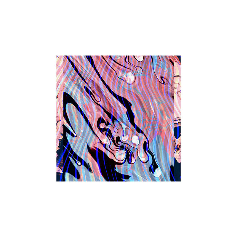 83 Oranges Focus Abstract Marble Texture Art Print