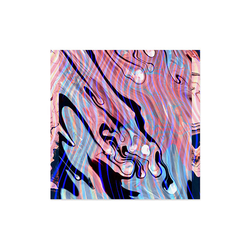 83 Oranges Focus Abstract Marble Texture Art Print