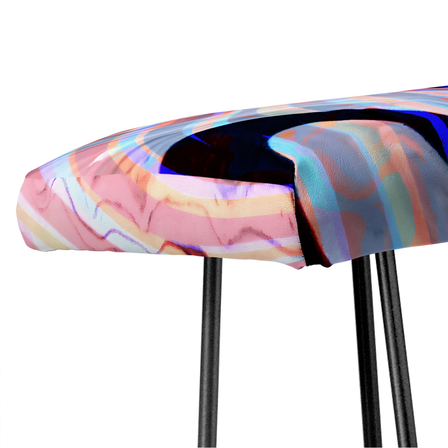 83 Oranges Focus Abstract Marble Texture Bench