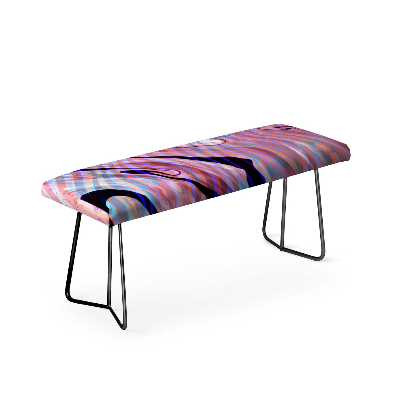 83 Oranges Focus Abstract Marble Texture Bench