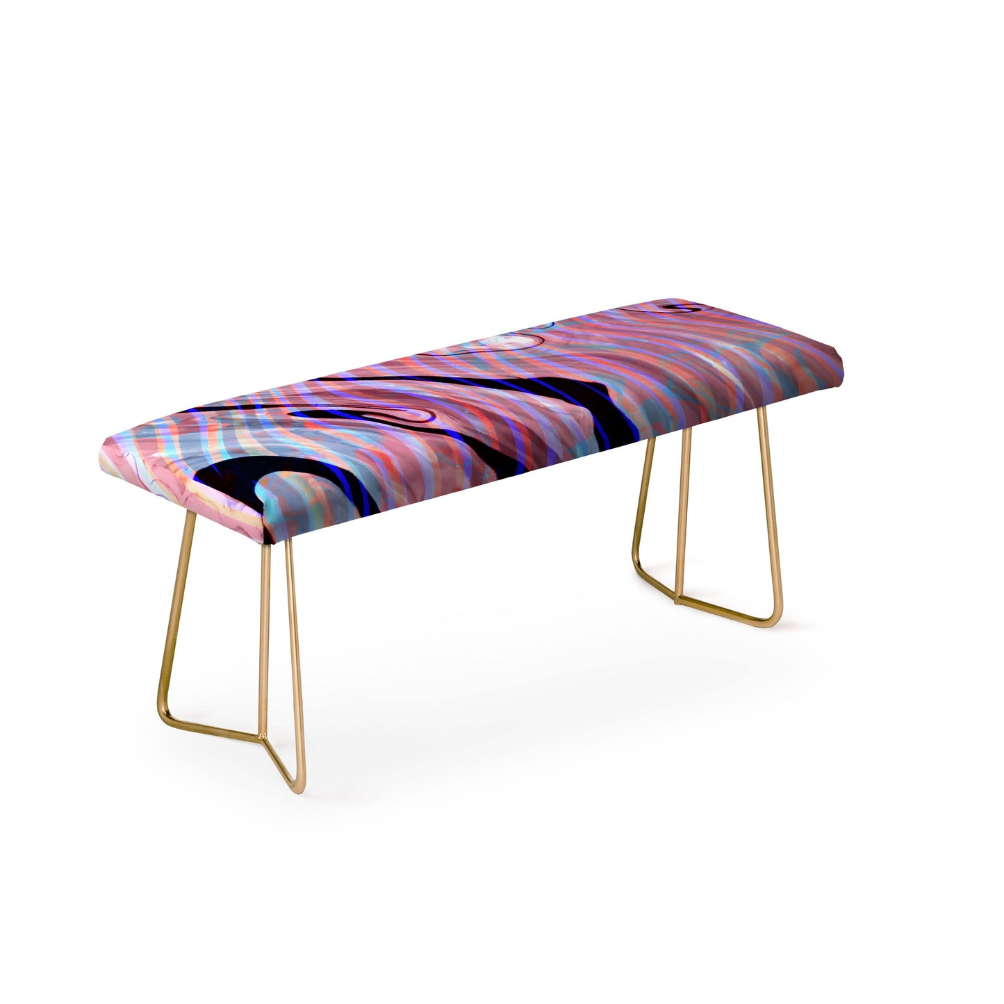 83 Oranges Focus Abstract Marble Texture Bench