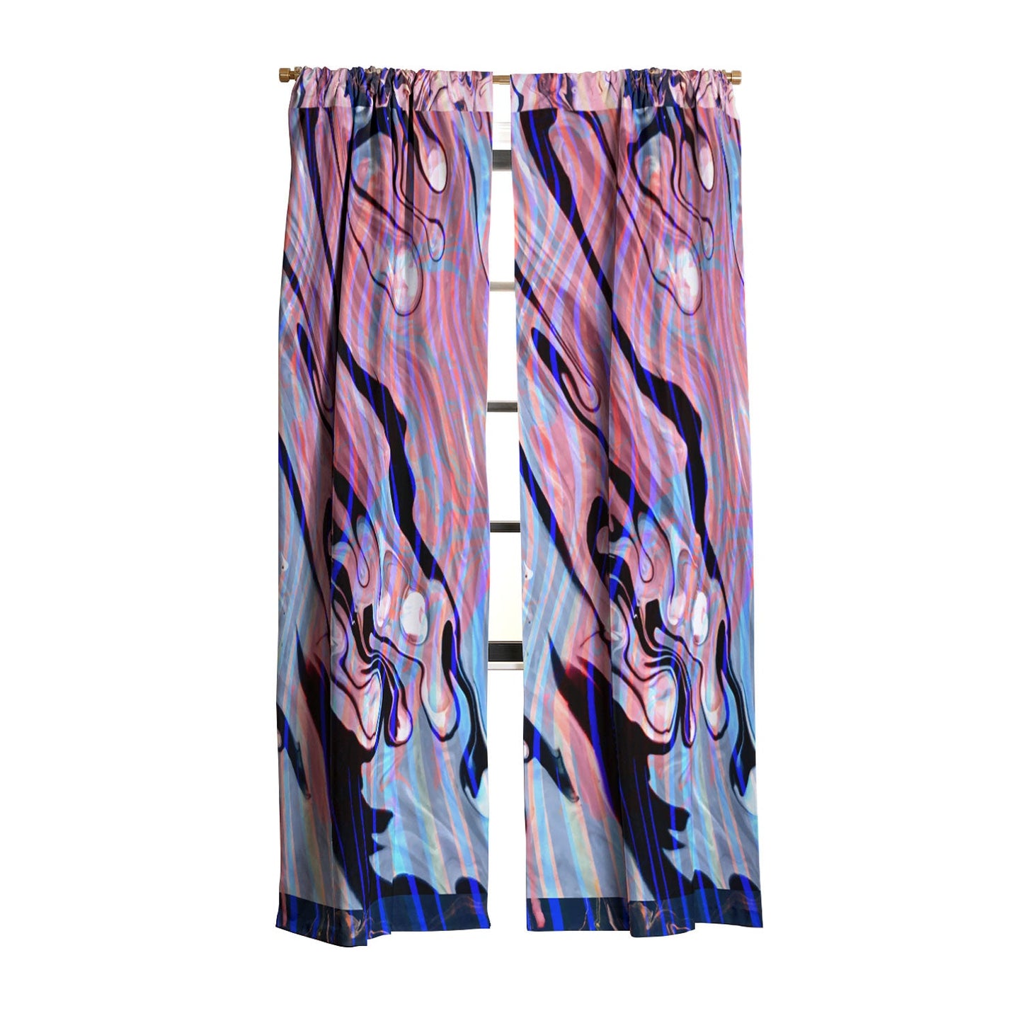 83 Oranges Focus Abstract Marble Texture Blackout Non Repeat