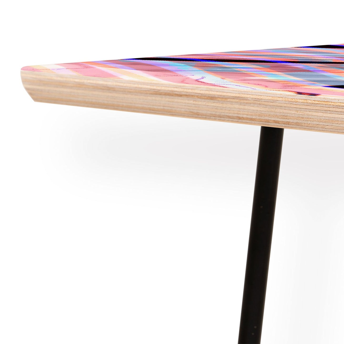 83 Oranges Focus Abstract Marble Texture Coffee Table