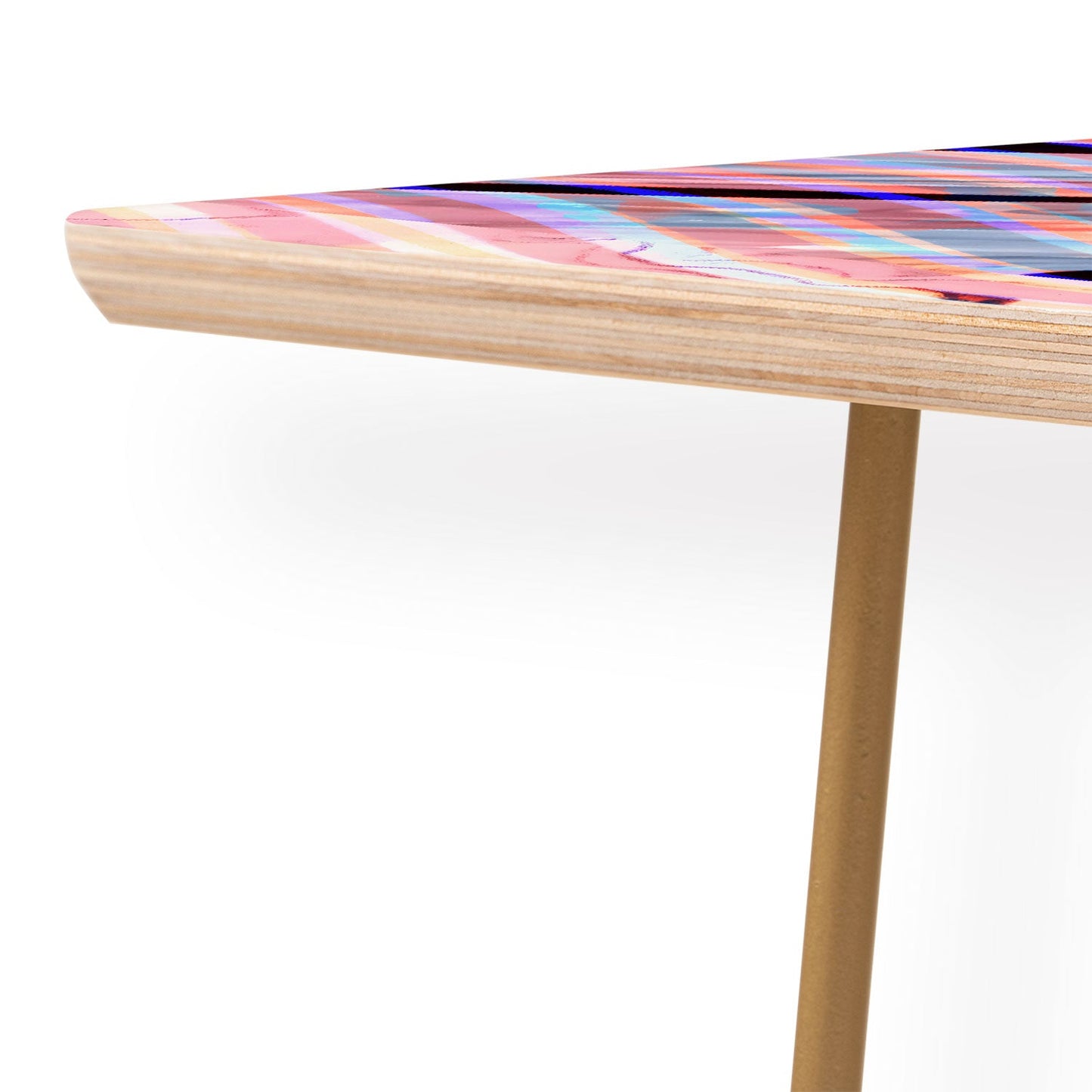 83 Oranges Focus Abstract Marble Texture Coffee Table