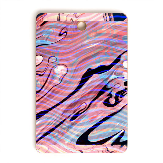 83 Oranges Focus Abstract Marble Texture Cutting Board Rectangle