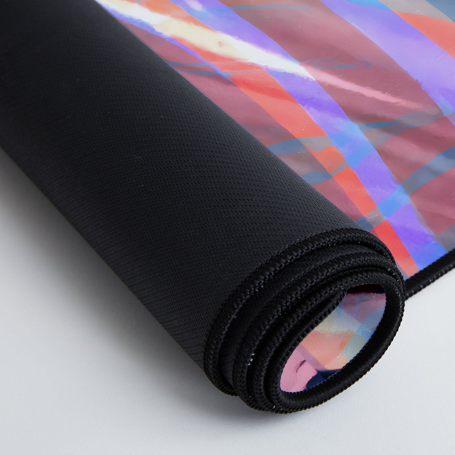 83 Oranges Focus Abstract Marble Texture Desk Mat