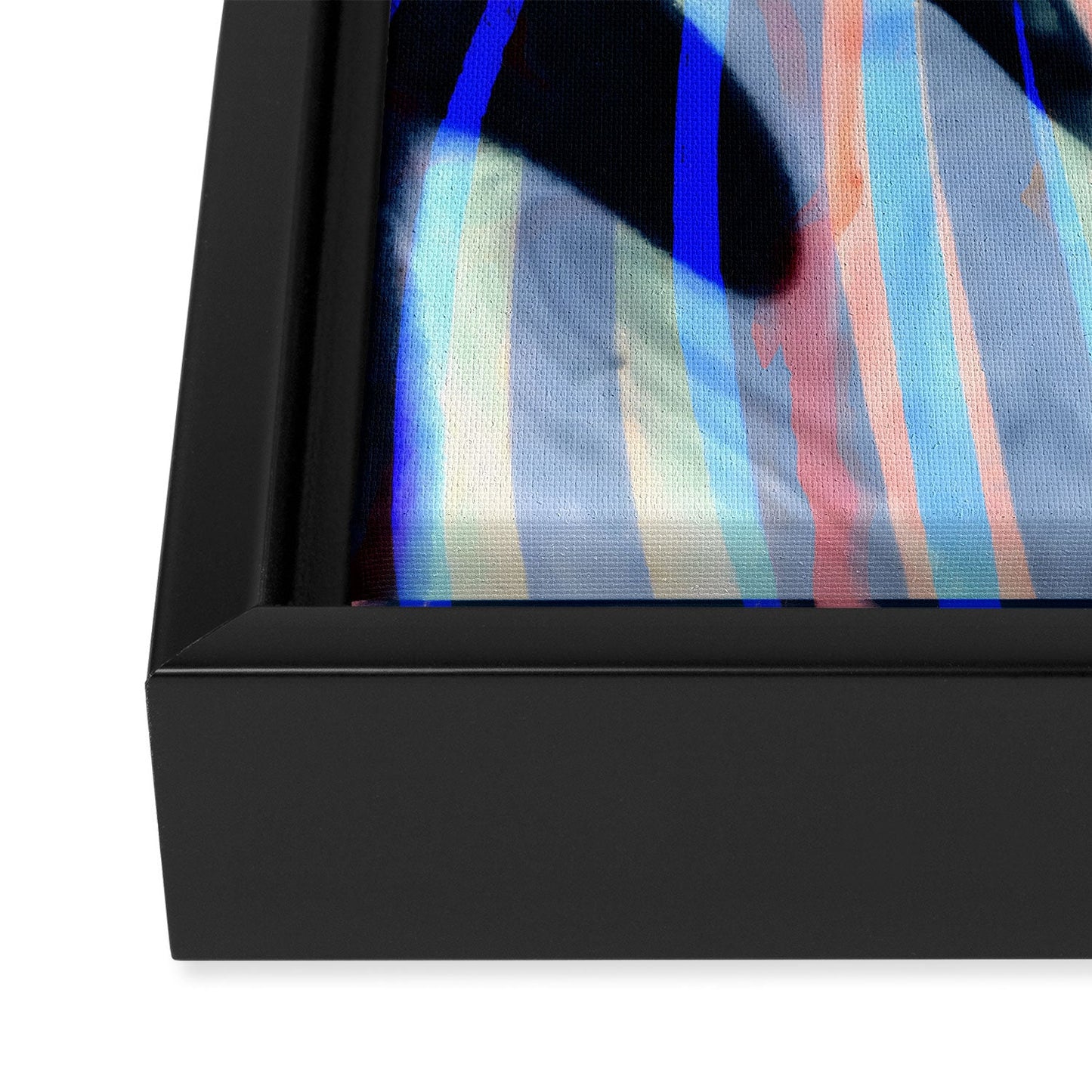 83 Oranges Focus Abstract Marble Texture Art Canvas