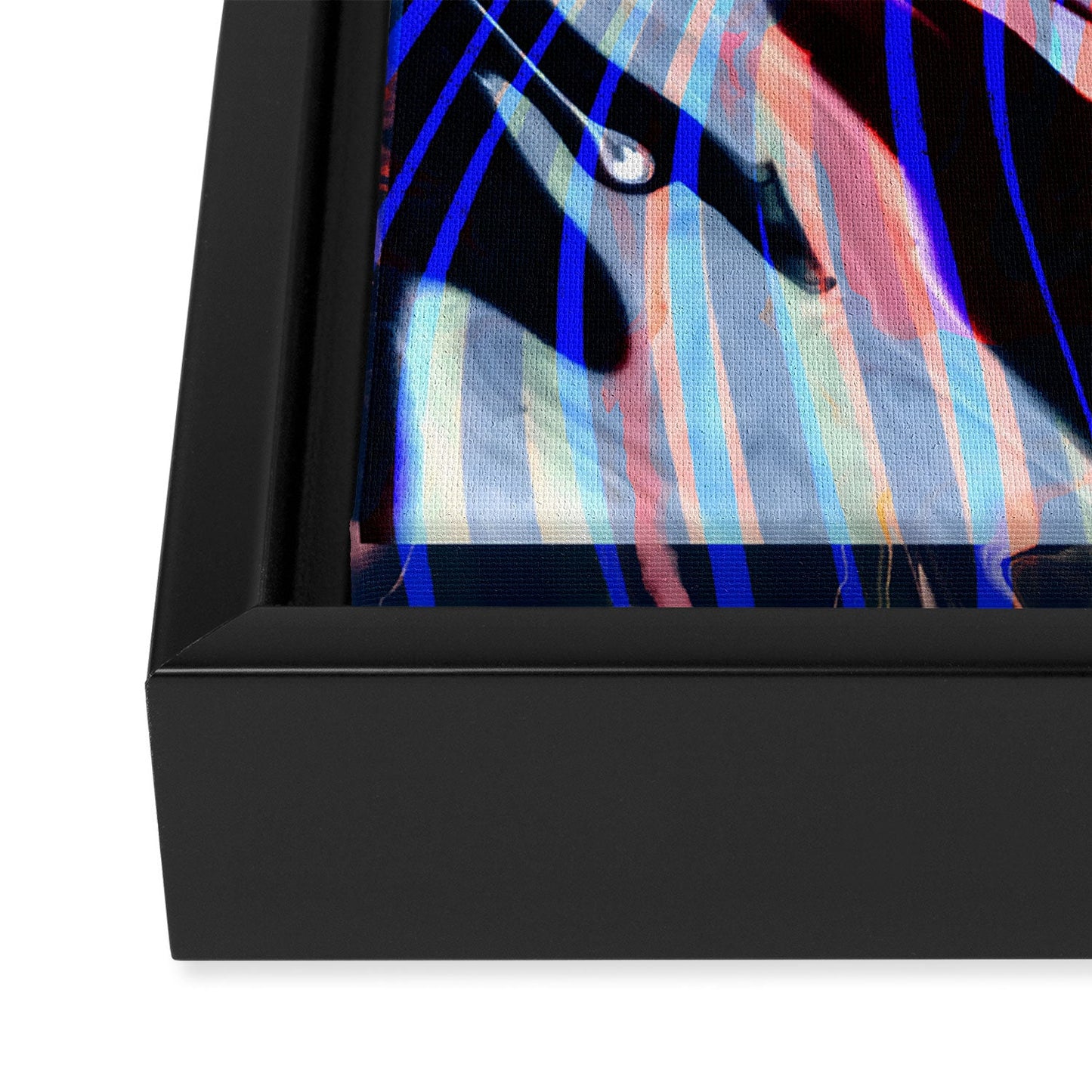 83 Oranges Focus Abstract Marble Texture Art Canvas