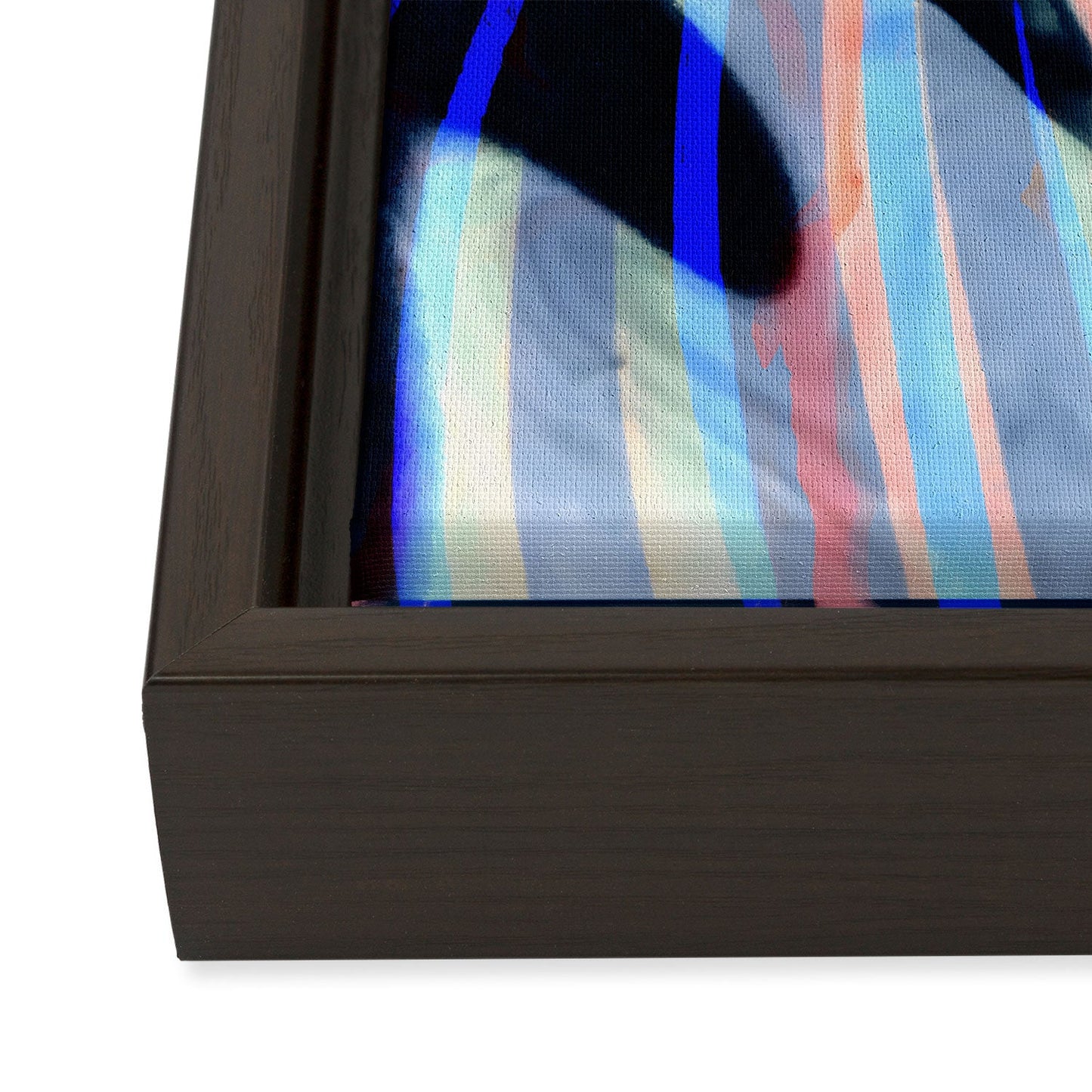 83 Oranges Focus Abstract Marble Texture Art Canvas