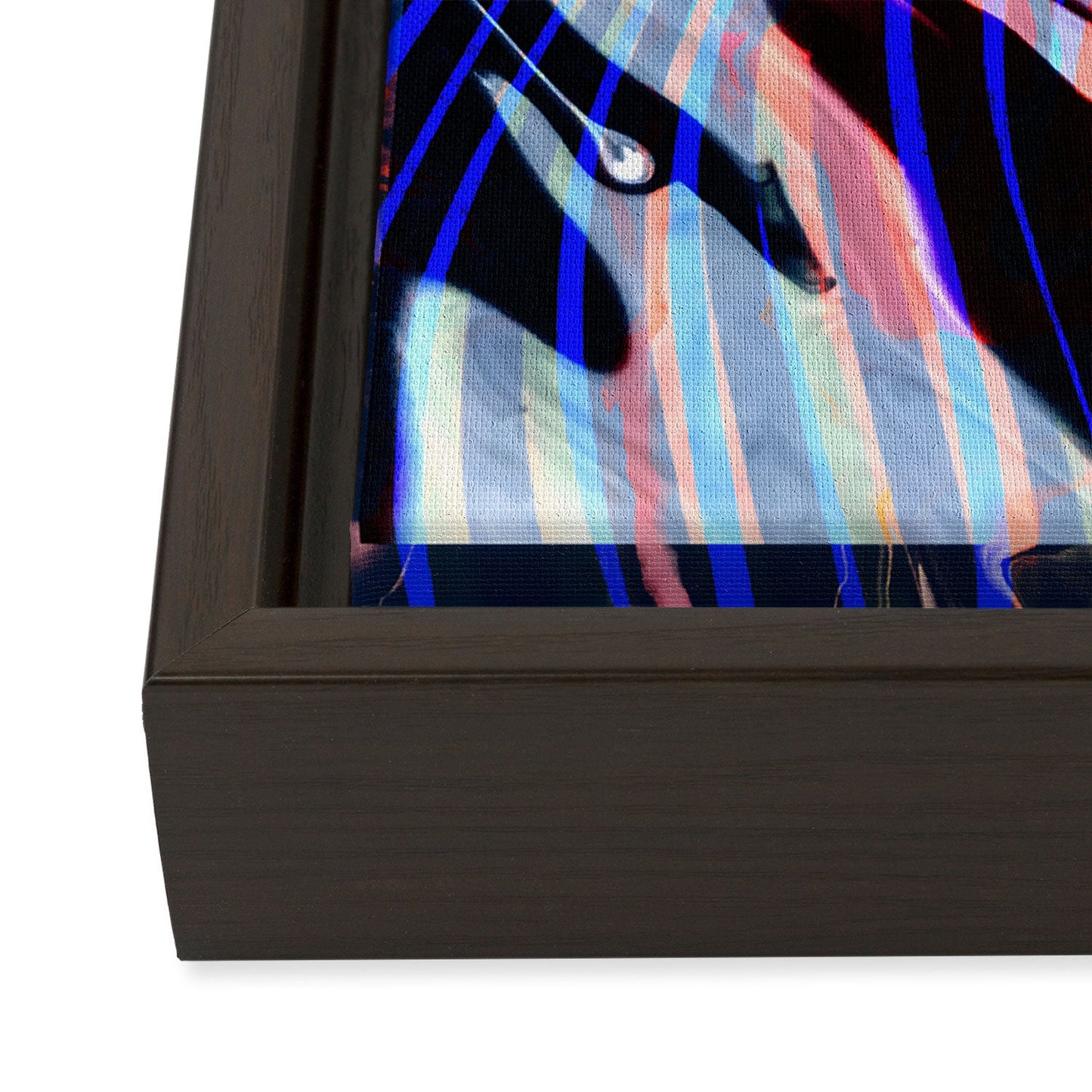 83 Oranges Focus Abstract Marble Texture Art Canvas