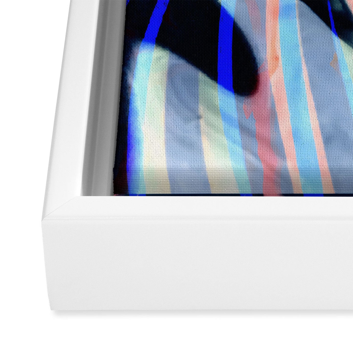 83 Oranges Focus Abstract Marble Texture Art Canvas