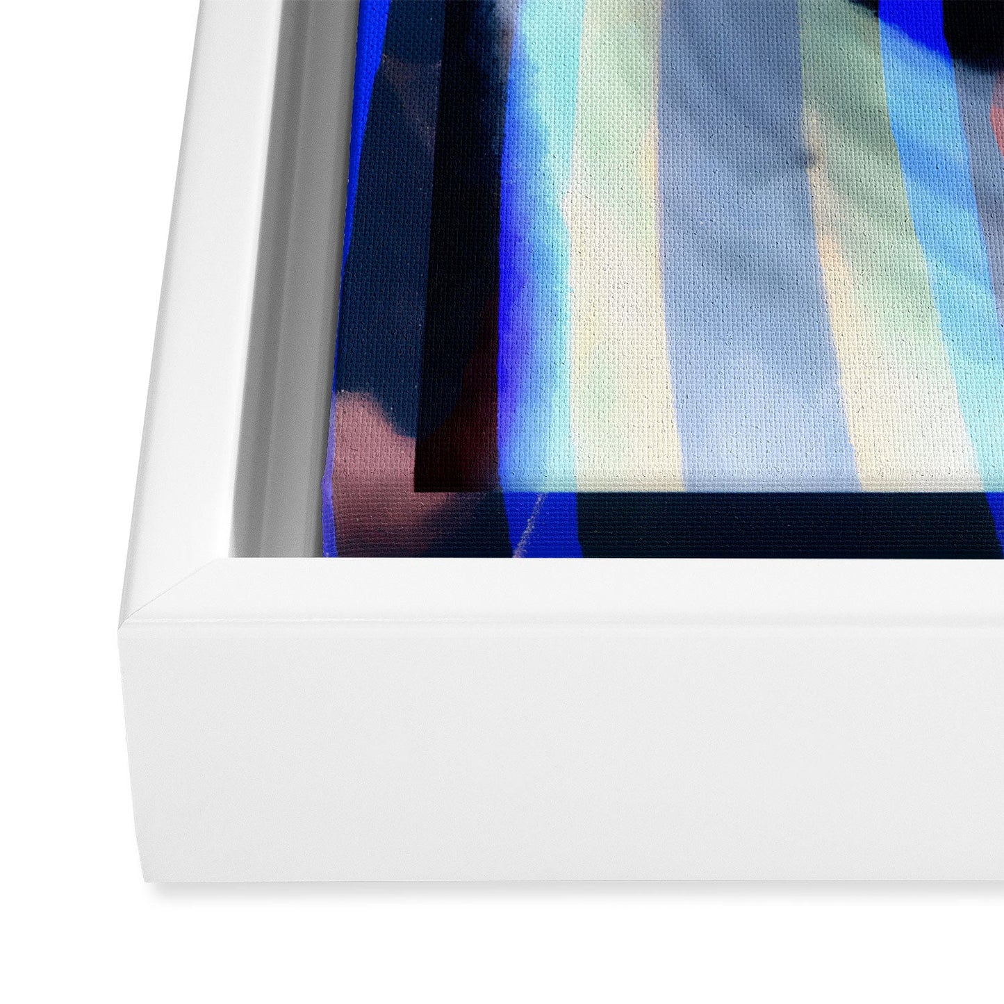 83 Oranges Focus Abstract Marble Texture Art Canvas