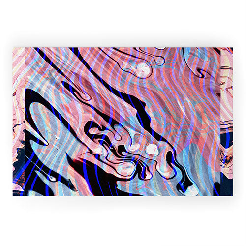 83 Oranges Focus Abstract Marble Texture Welcome Mat