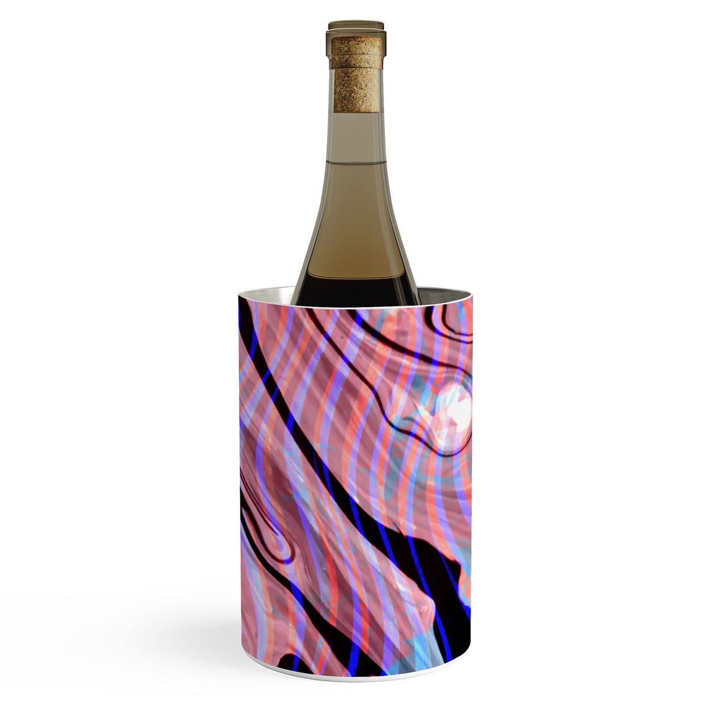 83 Oranges Focus Abstract Marble Texture Wine Chiller