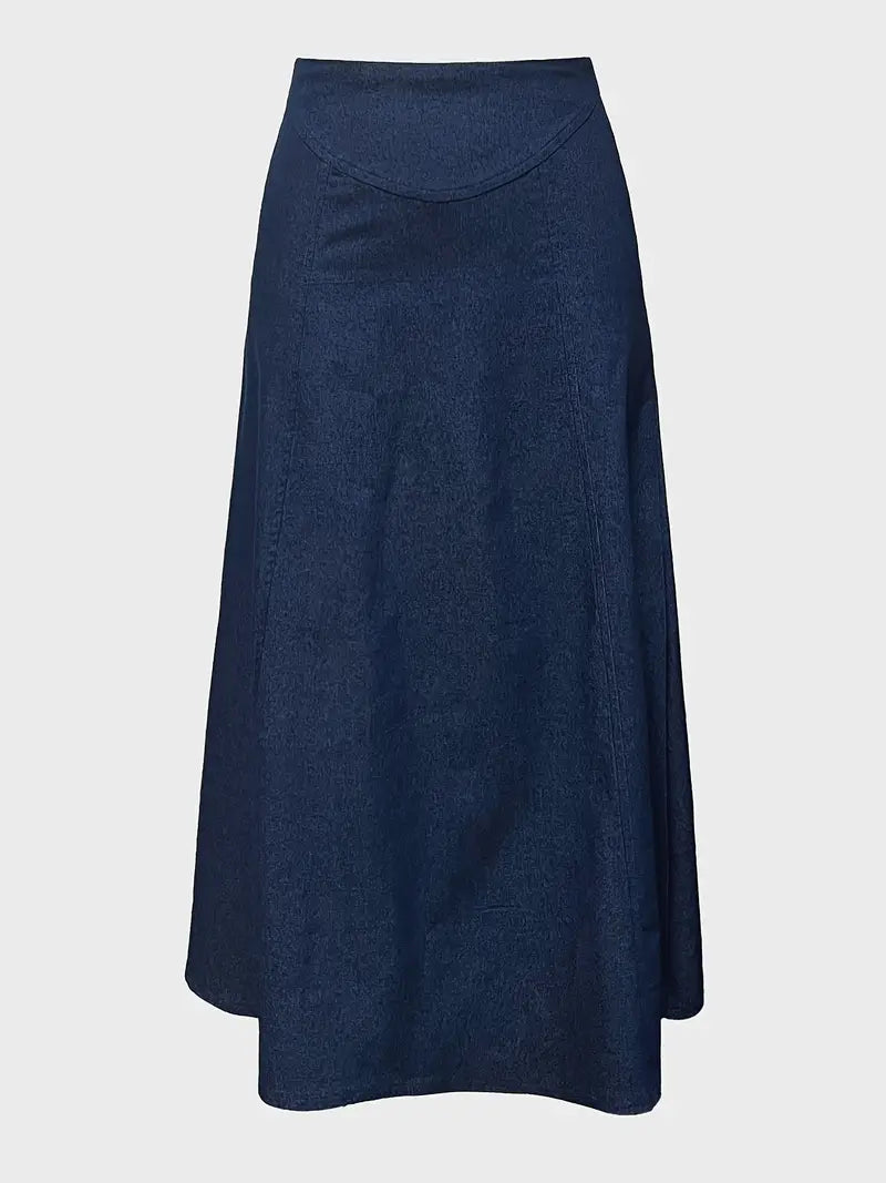 Denim A-lijn Rok voor Dames