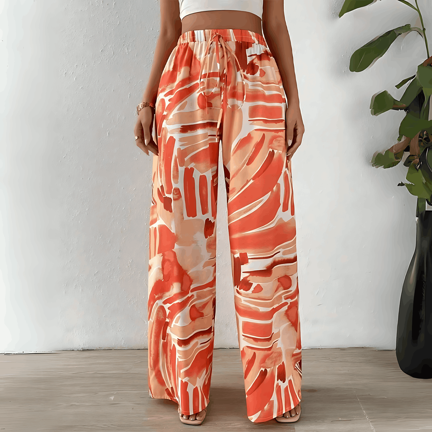Valeria - Trendy Broek met Print voor Vrouwen