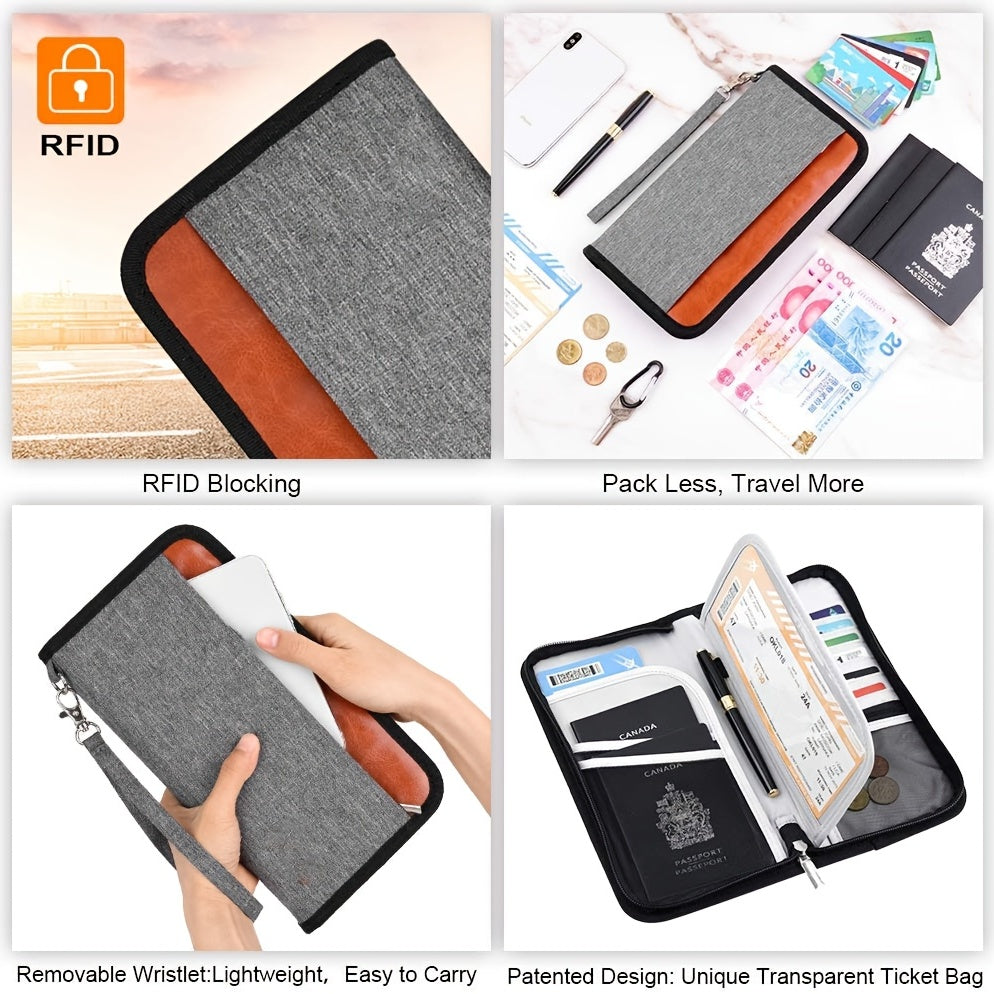 WanderShield - SecureTravel RFID Familie Paspoortorganizer