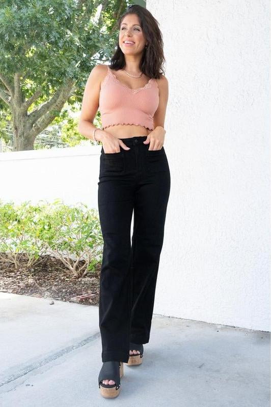 Anindita - Trendy Uitlopende Broek voor Vrouwen